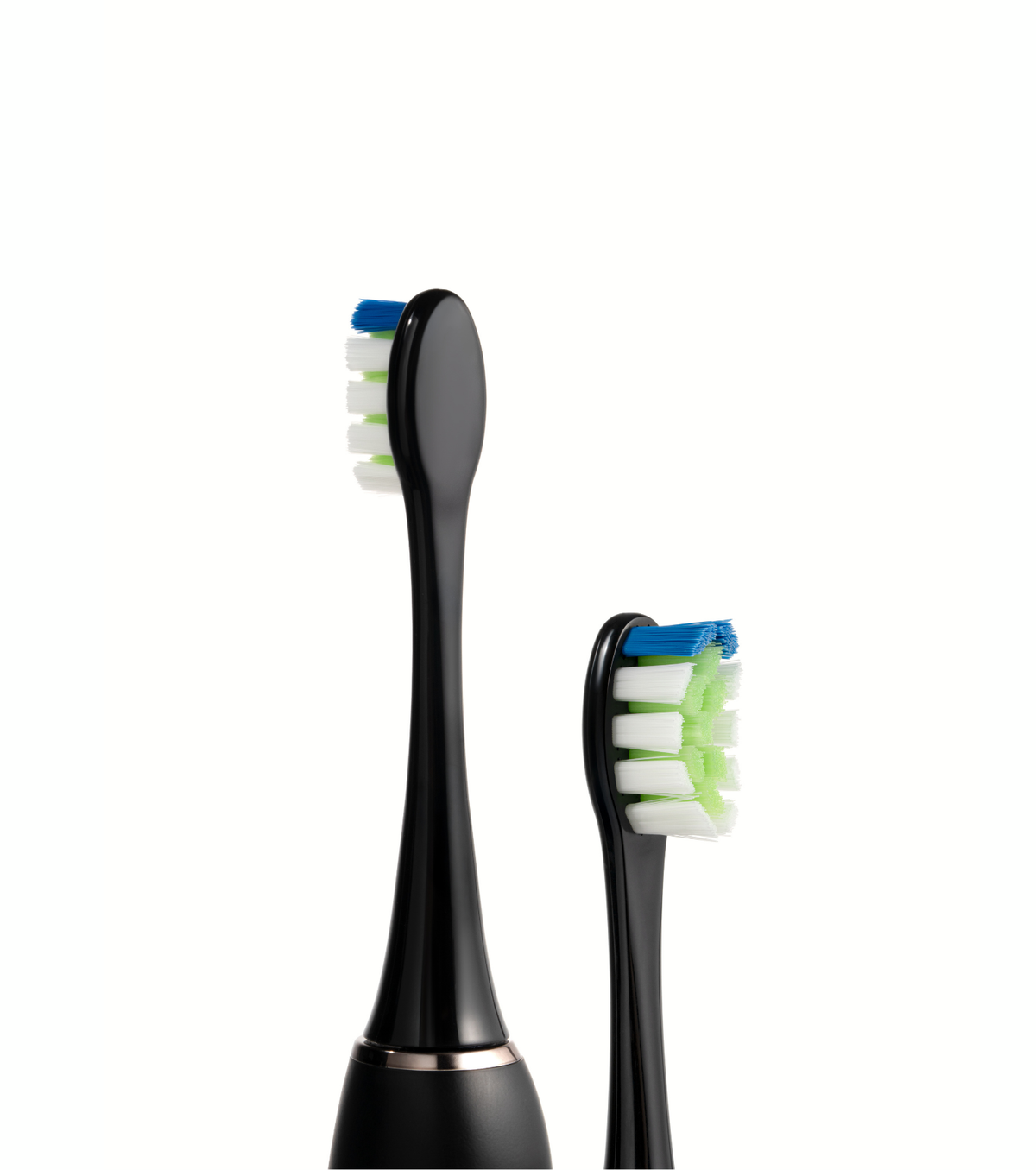 Family Bundle: 3× LumaBrush Black — AI-Powered Mobile App + 1 Year of Replacement Heads