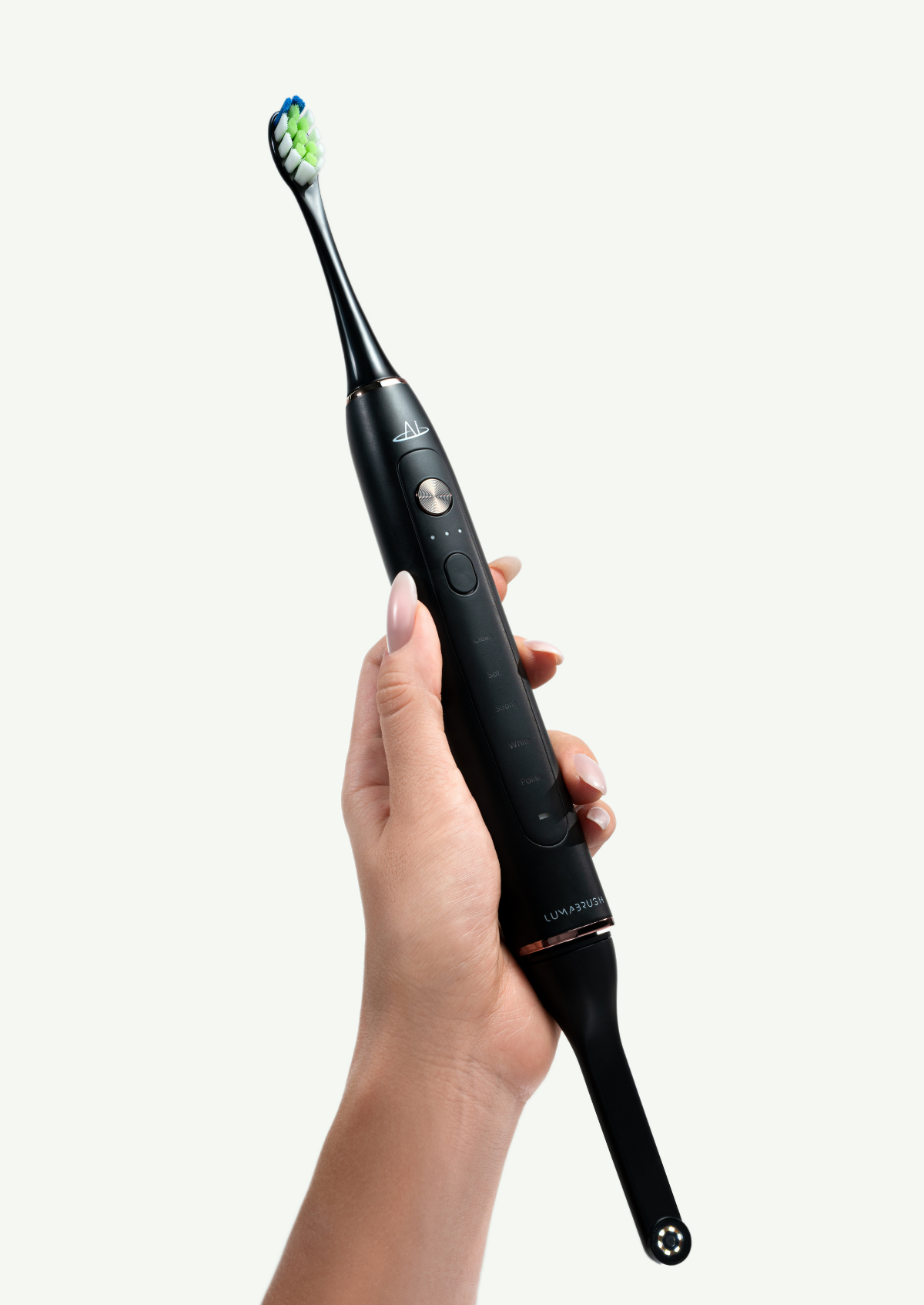 LumaBrush Black with AI-powered mobile App